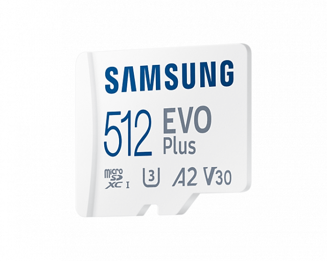 Memory card Samsung EVO Plus microSDXC, 512GB, Adapter 