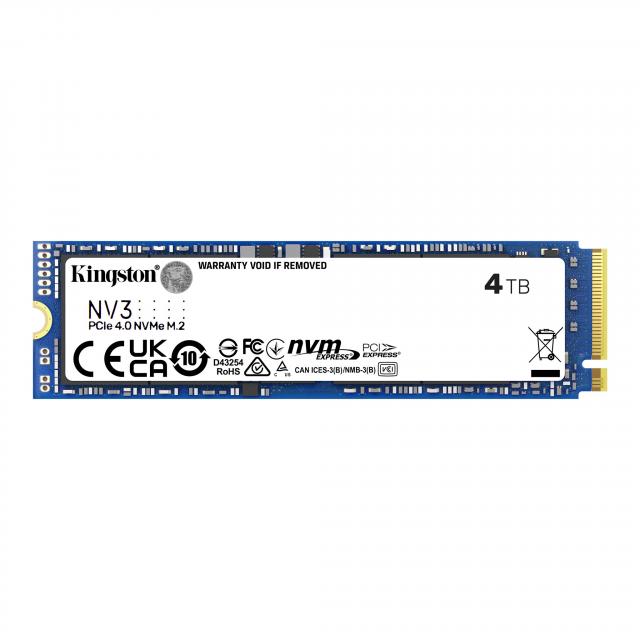 SSD KINGSTON NV3 M.2-2280 PCIe 4.0 NVMe 4000GB 