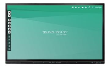 Интерактивен мулти-тъч дисплей TRIUMPH BOARD 75" IFP, Черен панел, Android 14