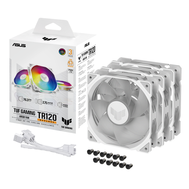 ASUS TUF GAMING TR120 ARGB Reverse Fan - Triple Pack 