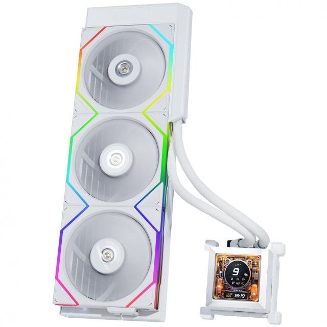 CPU Cooler Lian Li HydroShift LCD 360 TL - White 