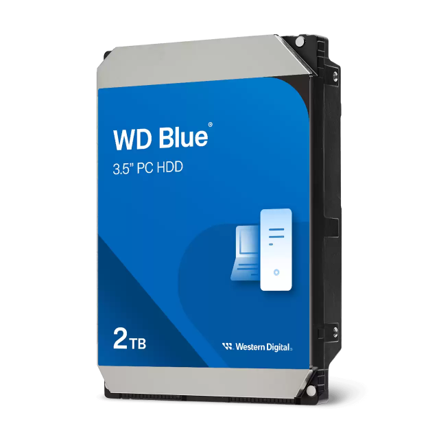 HDD WD Blue 2TB, 7200rpm 64MB, SATA3 - WD20EARZ 