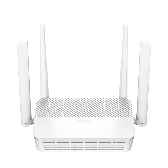 Wireless Router Cudy WR3000 WiFi6, AX3000, 4 Gigabit WAN/LAN Ports, 4 x 5dBi 