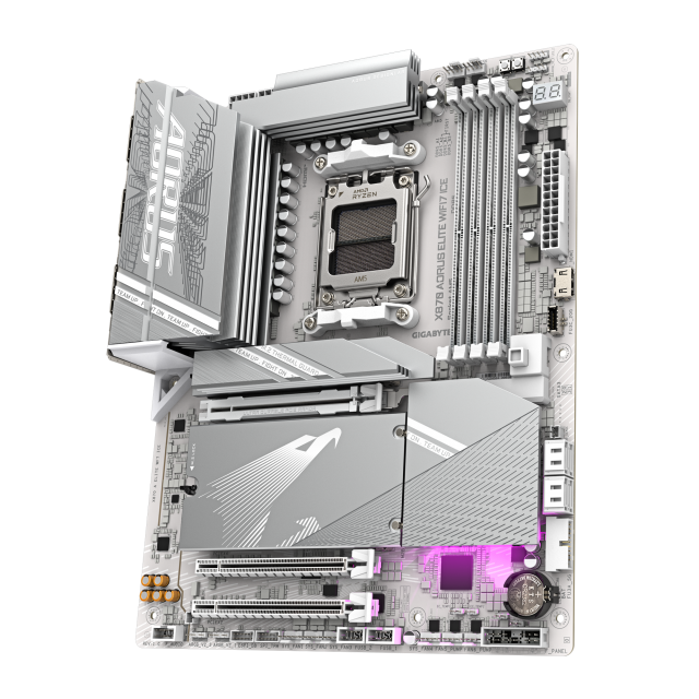 Дънна платка GIGABYTE X870 AORUS ELITE ICE WIFI 7, Socket AM5 