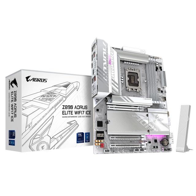 Дънна платка GIGABYTE Z890 AORUS ELITE WIFI 7 ICE, LGA 1851 