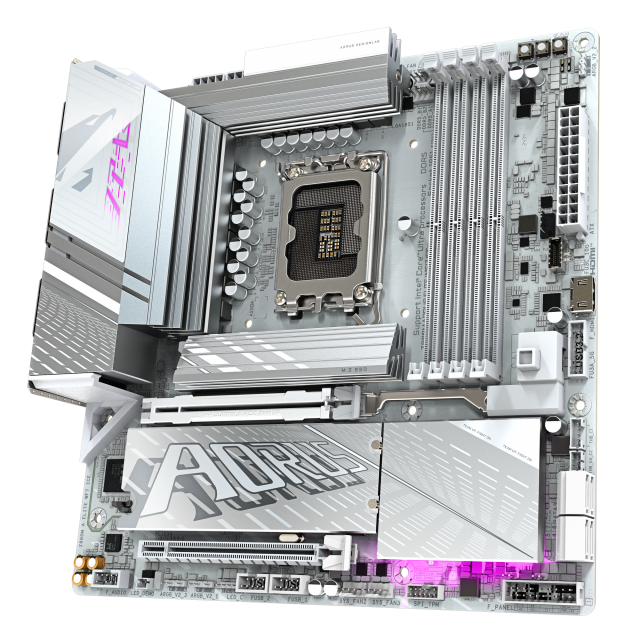 Дънна платка GIGABYTE Z890M AORUS ELITE WIFI 7 ICE, LGA 1851 