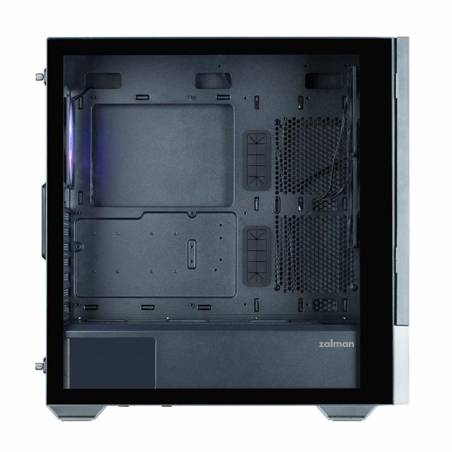 Кутия Zalman Z10 DS 15.6 FHD Display Mid-Tower, Tempered Glass - Черна 