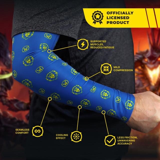 Геймърски ръкав FragOn Arm Sleeve World of Warcraft Alliance - Размер M 