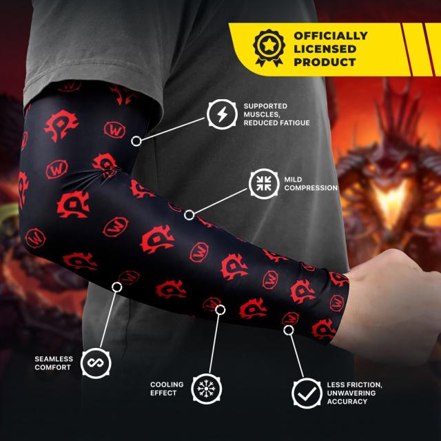 Геймърски ръкав FragOn Arm Sleeve World of Warcraft Horde - Размер L 
