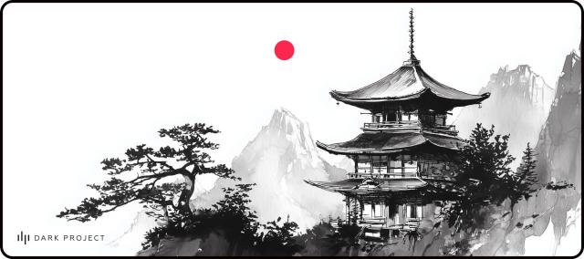 Mousepad Dark Project - FUJI - XL 