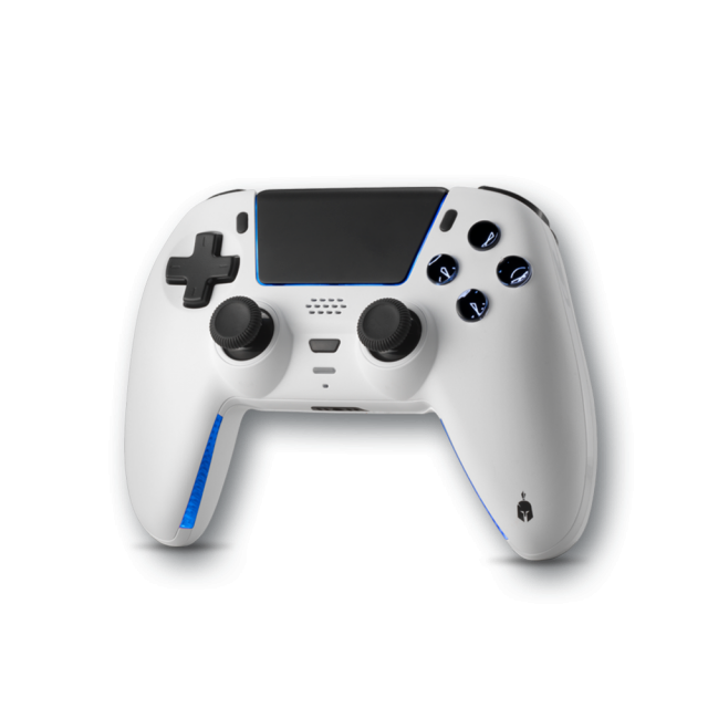 Безжичен геймпад Spartan Gear Sarissa за PC/PS4/PS5/Switch - Бял 