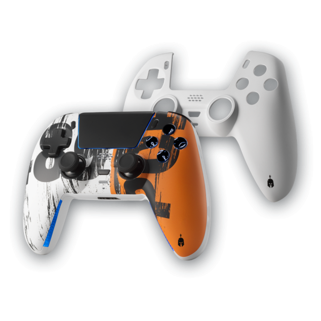 Безжичен геймпад Spartan Gear Sarissa за PC/PS4/PS5/Switch - Бял 