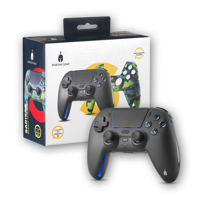 Wireless Gamepad Spartan Gear Sarissa за PC/PS4/PS5/Switch 