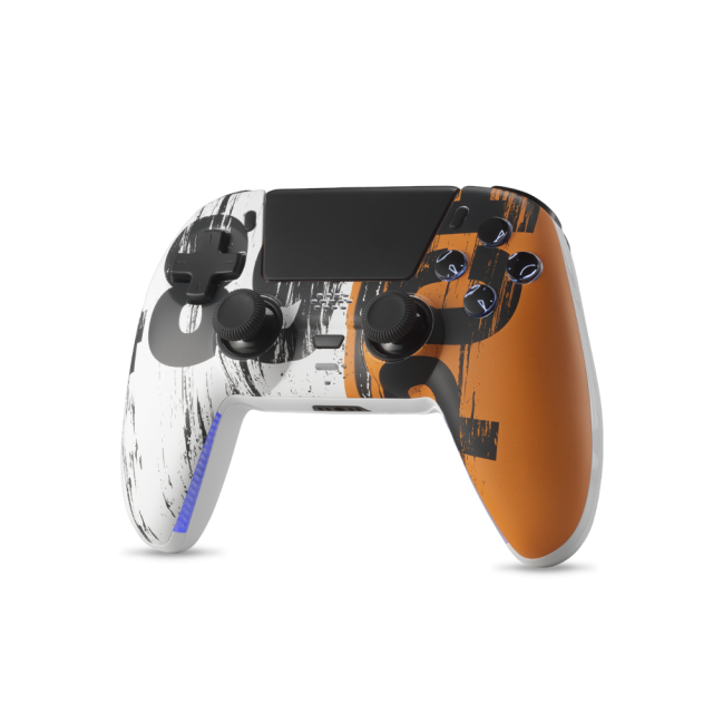 Безжичен геймпад Spartan Gear Sarissa за PC/PS4/PS5/Switch - Бял 