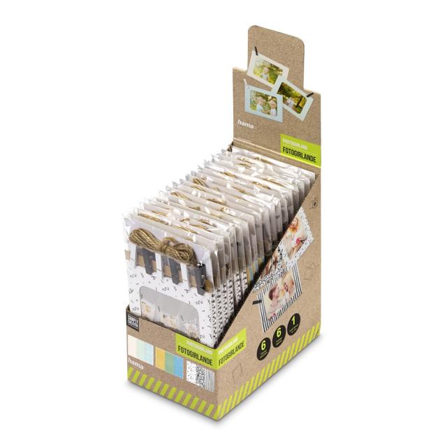 Hama "Mix" Photo Garland with Clips and Cord, Assorted 
