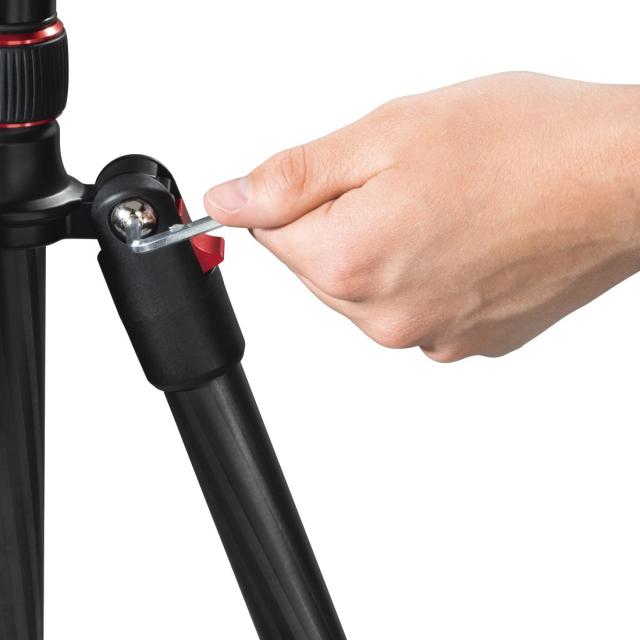 Hama "Ramble II Duo Carbon" travel tripod for camera and mobile phone, 160cm 