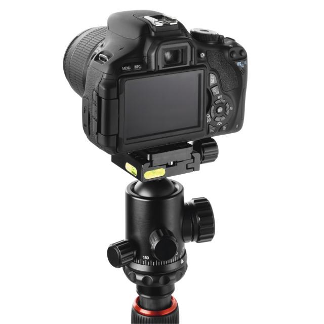 Hama "Ramble II Duo Carbon" travel tripod for camera and mobile phone, 160cm 