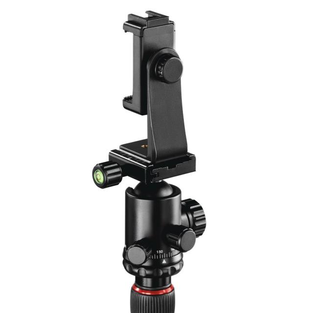 Hama "Ramble II Duo Carbon" travel tripod for camera and mobile phone, 160cm 