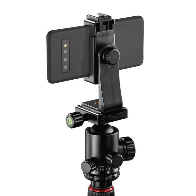 Hama "Ramble II Duo Carbon" travel tripod for camera and mobile phone, 160cm 