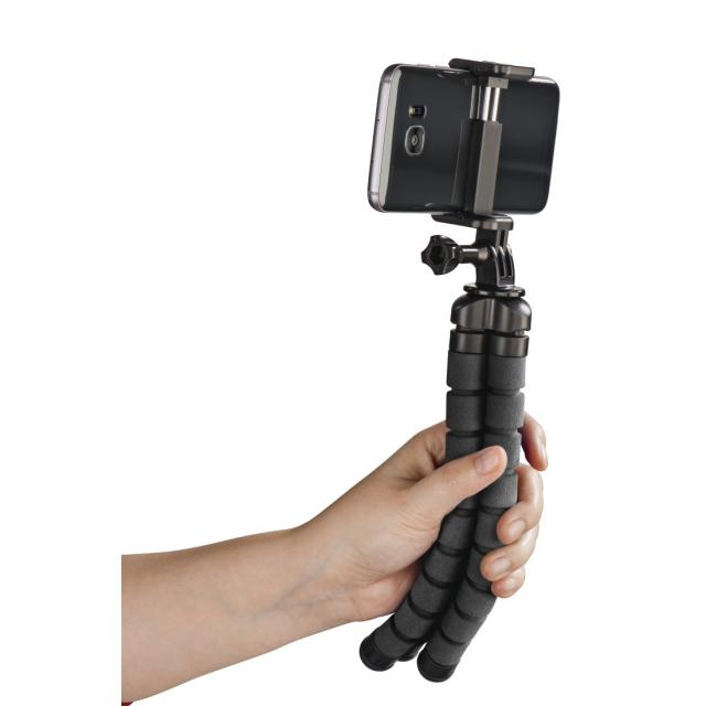 Hama "Flex" Tripod for Smartphone and GoPro, 26 cm, black 
