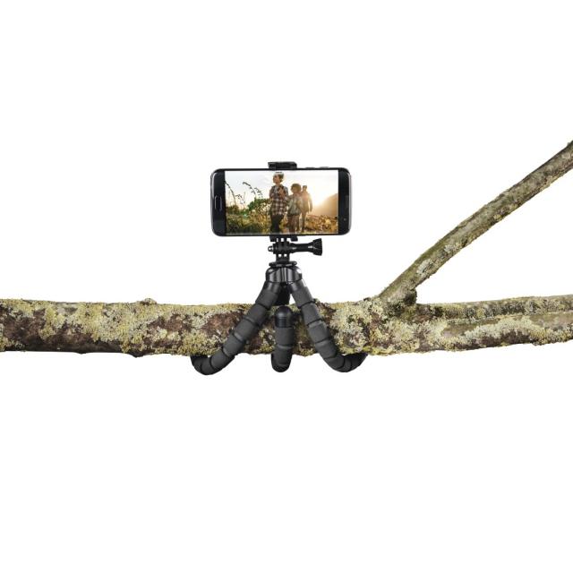 Hama "Flex" Tripod for Smartphone and GoPro, 26 cm, black 