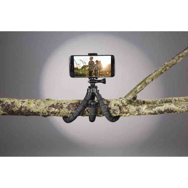 Hama "Flex" Tripod for Smartphone and GoPro, 26 cm, black 