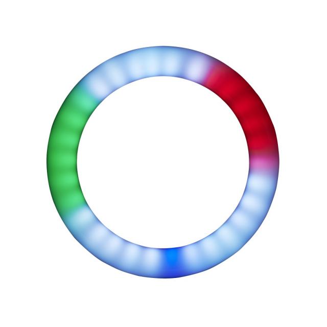 Hama "SpotLight FoldUp RGB 102" LED-RGB Ring Light, Smartphone Kit, Folding 