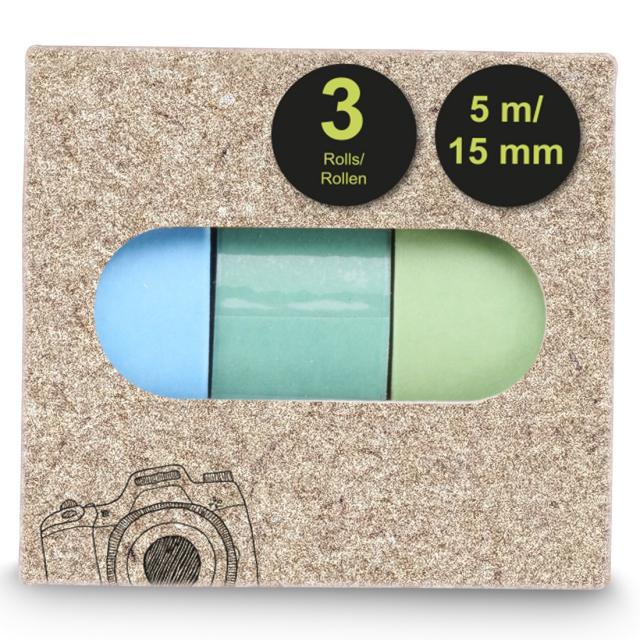 HAMA Хартиено тиксо за снимки, 1.5x500 см, различни мотиви, в комплекти от 3 бр 