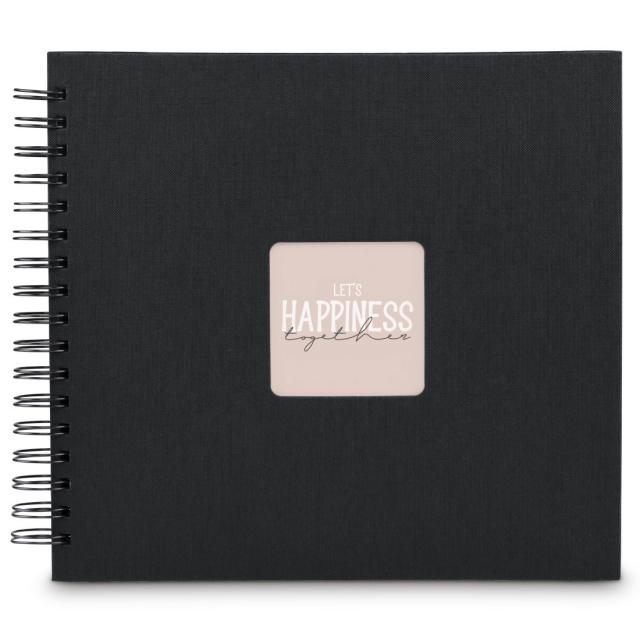Hama "Fine Art" Spiral Album, 28x24 cm, 50 Black Pages, New Black 
