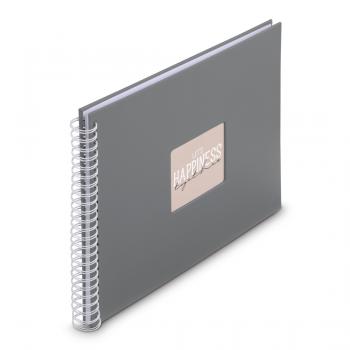 Hama "Fine Art" Spiral Album, 36x32 cm, 50 White Pages, Stone Grey