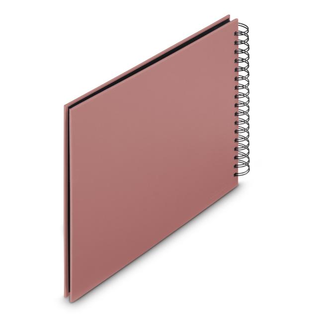 Hama "Fine Art" Spiral Album, 28x24 cm, 50 Black Pages, Terra 
