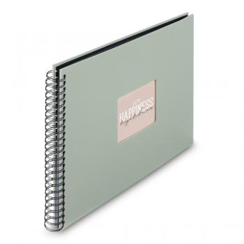 Hama “Fine Art” Spiral Album, 36x32 cm, 50 Black Pages, Sage