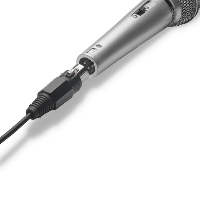 Hama “Jam Star” Dynamic Microphone, Jack Cable 3 m + Adapter, On/Off 