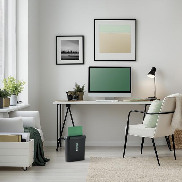 Hama “Classic S61” Document Shredder, Shredder with Security Level P2 T2 E2 