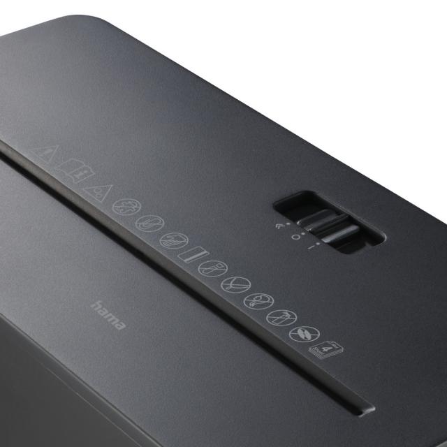 Hama “Safe X40-B” Document Shredder, Shredder with Security Level P4 T4 E3 