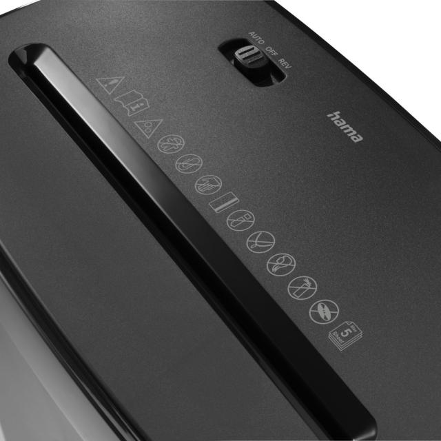 Hama “Safe X50” Document Shredder, Shredder with Security Level P4 T4 E3 