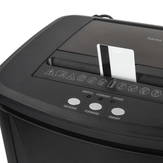 Hama “Safe Auto M1200” Document Shredder, Shredder with Security Level P4 T4 E3 