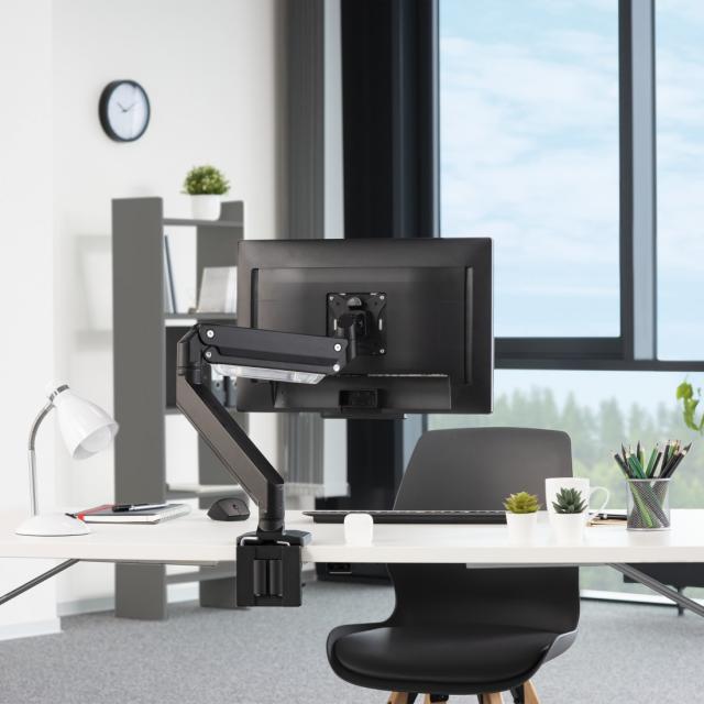 Hama Monitor Holder, Height-adjustable with Gas Spring, Swivel/Tilt, 13" - 35" 