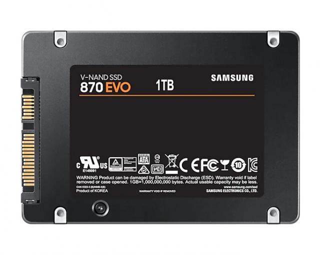 SSD SAMSUNG 870 EVO SATA 2.5”, 1TB, SATA 6 Gb/s, MZ-77E1T0B/EU 