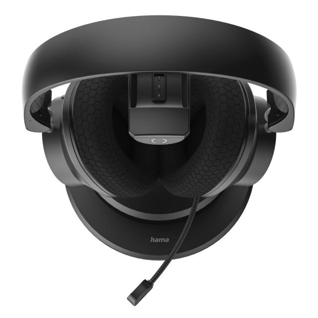 Hama "BT-900" Bluetooth® Headset, Multipoint, Chg Station, ENC, Wireless, blk 
