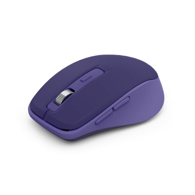 Hama “WM-450” Multi-Device Mouse, Wireless, Radio/Bluetooth®, 7 Buttons, purple 