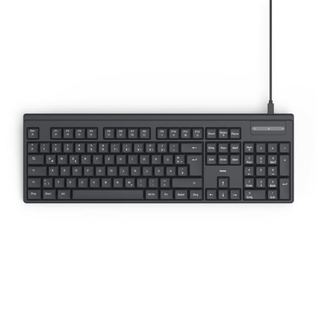 Hama Cable Keyboard CK-100, 