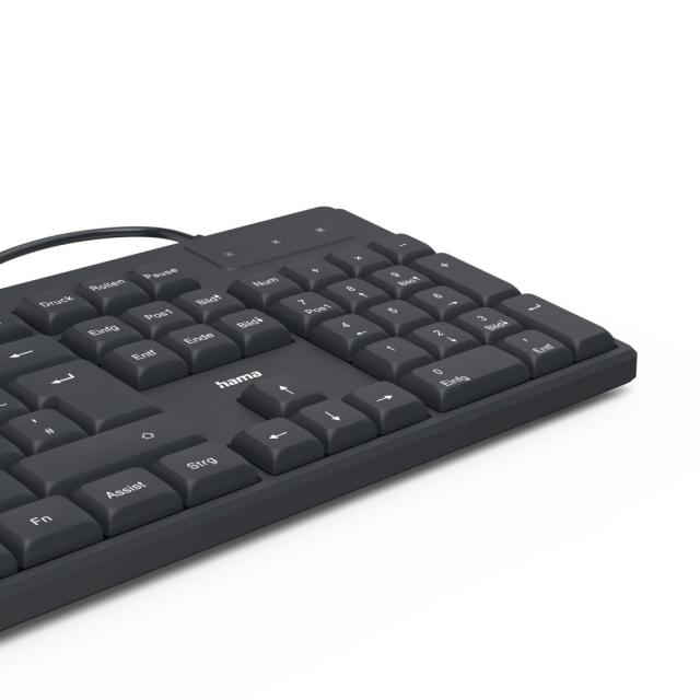 Hama Cable Keyboard CK-200, 173052 