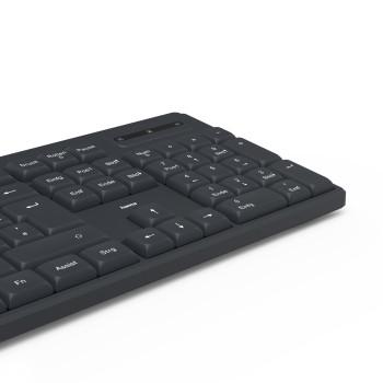 HAMA Wireless keyboard, "WK-200", 8 media buttons, Cyrillic, black 