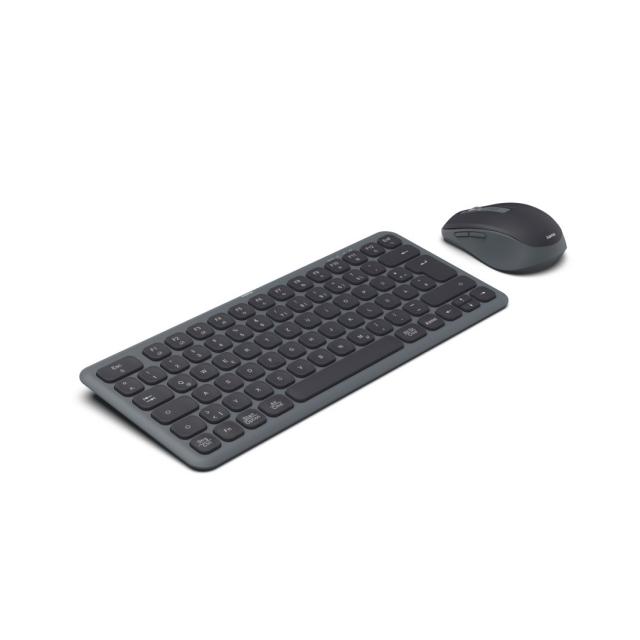 HAMA Wireless mini keyboard and mouse set "WKM-500", TKL, Cyrillic, 173061 