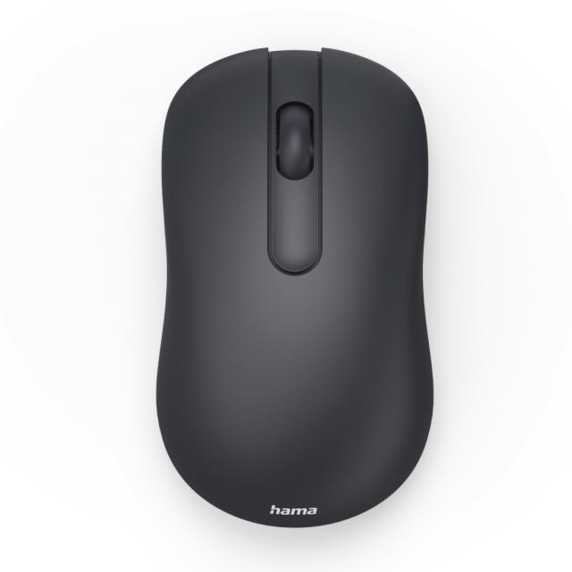 Hama “WM-100” Wireless Mouse, Cordless, Optical, 3 Buttons, W/O Click Noise, blk 