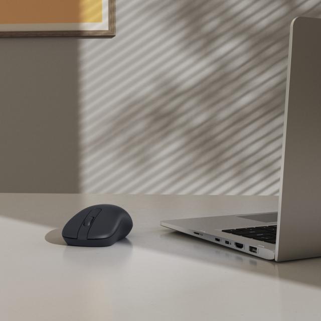 Hama “WM-100” Wireless Mouse, Cordless, Optical, 3 Buttons, W/O Click Noise, blk 