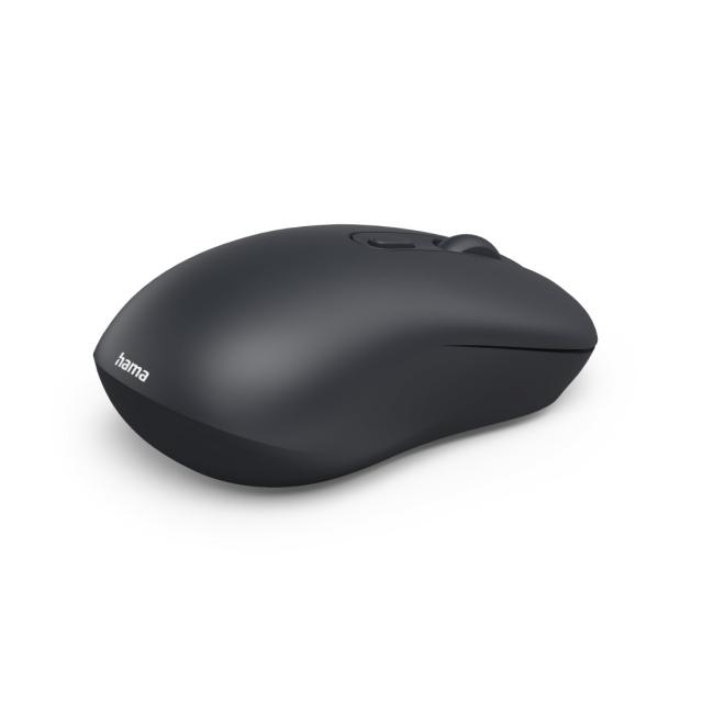 Hama “WM-200” Wireless Mouse, Cordless, Optical, 4 Buttons, W/O Click Noise, blk 