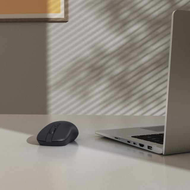 Hama “WM-200” Wireless Mouse, Cordless, Optical, 4 Buttons, W/O Click Noise, blk 