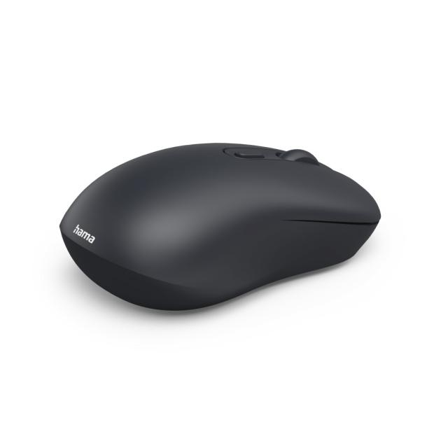 Hama “WM-200” Wireless Mouse, Cordless, Optical, 4 Buttons, W/O Click Noise, blk 